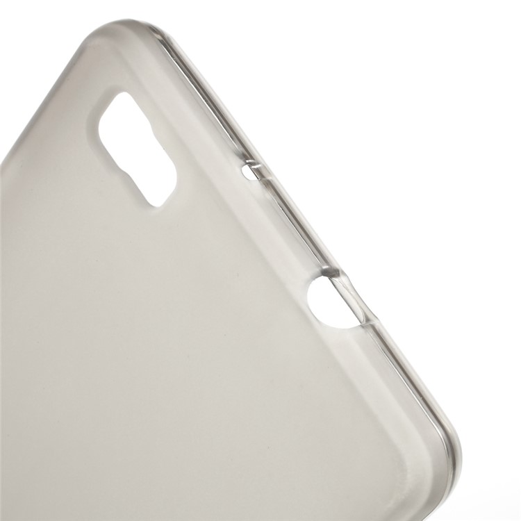 Matte TPU Phone Shell for Huawei Ascend P8 Lite - Grey-5