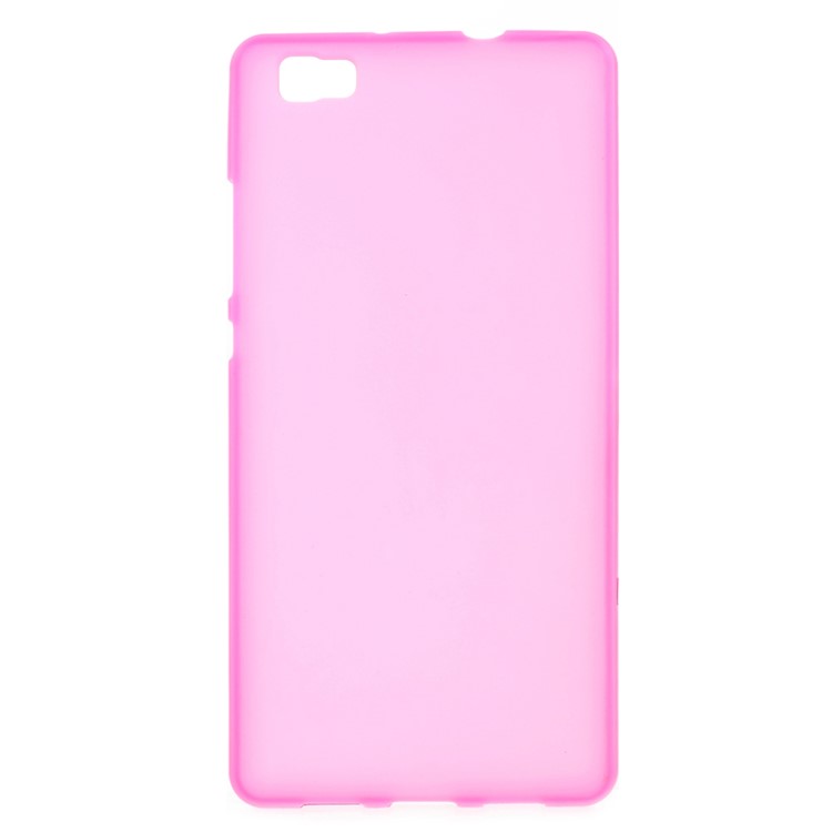 Matte TPU Phone Cover for Huawei Ascend P8 Lite - Rose-1