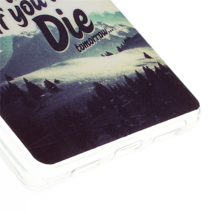 For Huawei Ascend P8 Lite Glossy TPU Case - Dream As If You Will Live Forever Live As If You Will Die Tomorrow-5