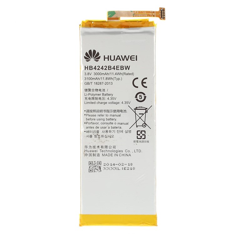 OEM HB4242B4EBW 3100mAh Battery for Huawei Honor 6-1