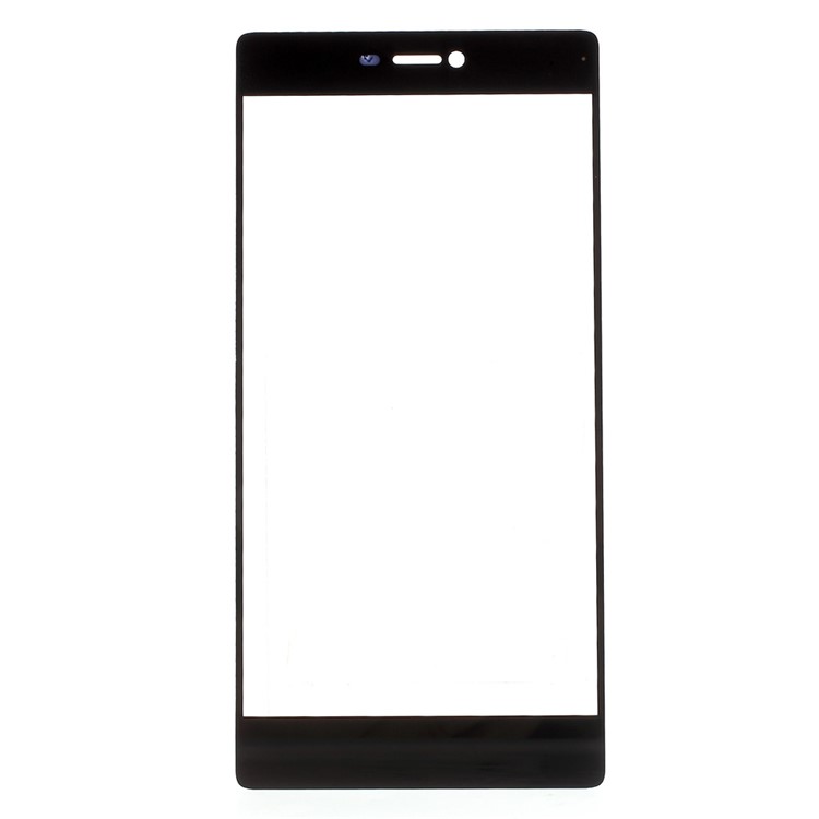 For Huawei Ascend P8 Front Outer Screen Glass Lens - Black-2