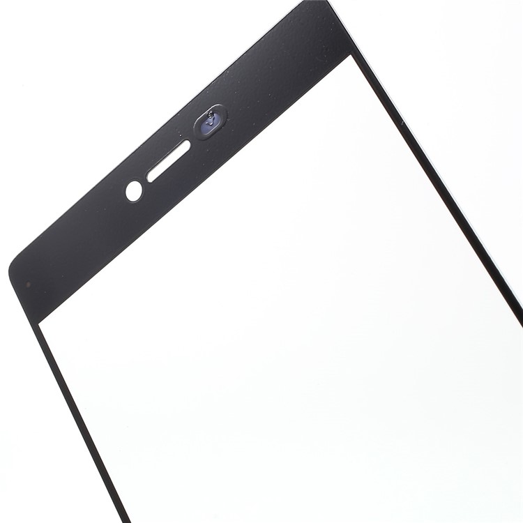 For Huawei Ascend P8 Front Outer Screen Glass Lens - Black-4