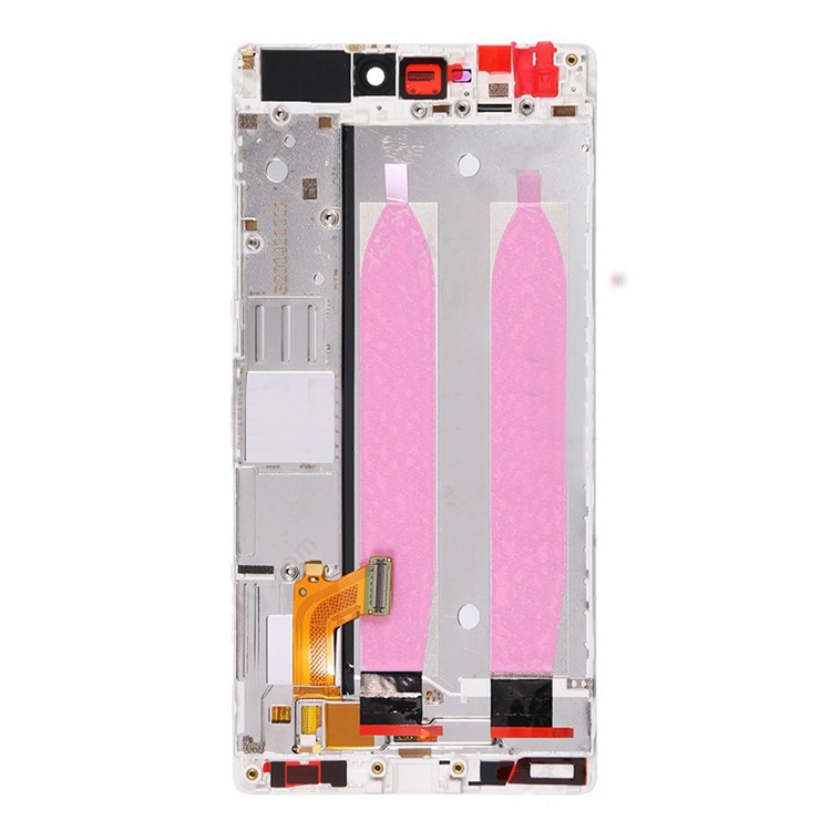For Huawei Ascend P8 LCD Screen and Digitizer Assembly with Front Housing (OEM) - White-2