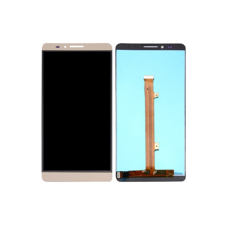 LCD Screen and Digitizer Assembly Replacement Part for Huawei Ascend Mate7 - Gold Color-1