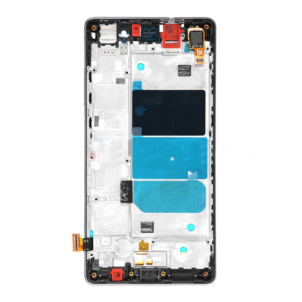LCD Screen and Digitizer Assembly with Front Housing for Huawei Ascend P8 Lite - Black-2