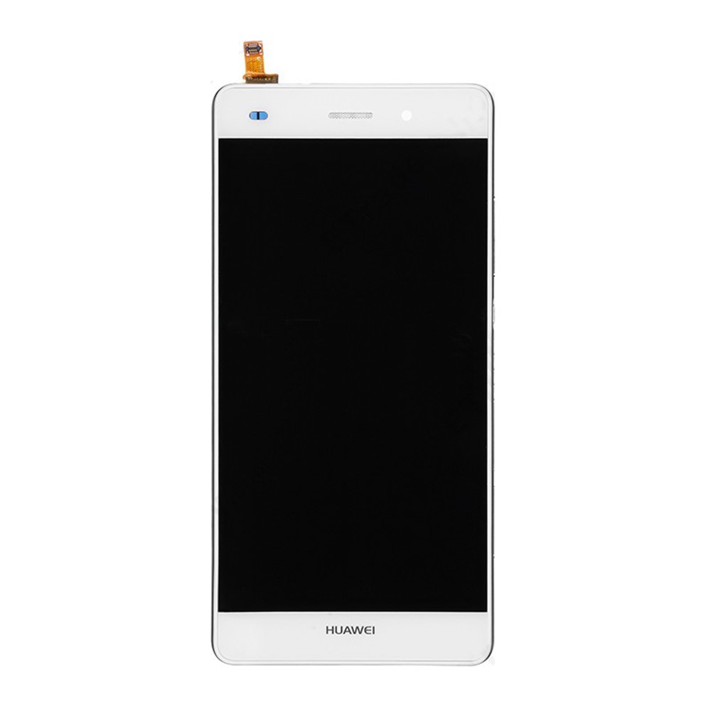 LCD Screen and Digitizer Assembly with Front Housing for Huawei Ascend P8 Lite - White-1
