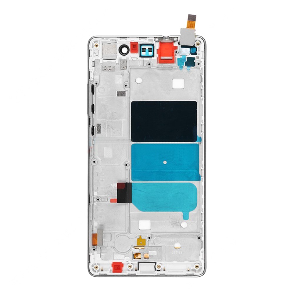 LCD Screen and Digitizer Assembly with Front Housing for Huawei Ascend P8 Lite - White-2