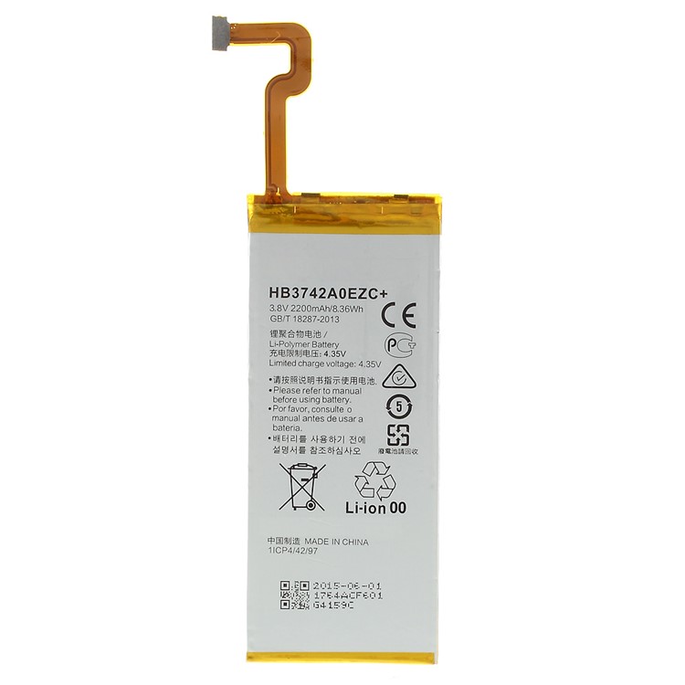 

2200mAh OEM Li-polymer Battery Replacement for Huawei Ascend P8 Lite