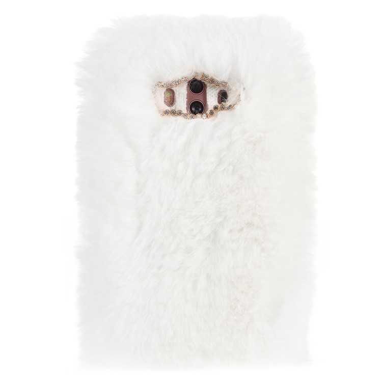Soft Fur Coated TPU Mobile Phone Shell for Huawei Mate 10 - White-3