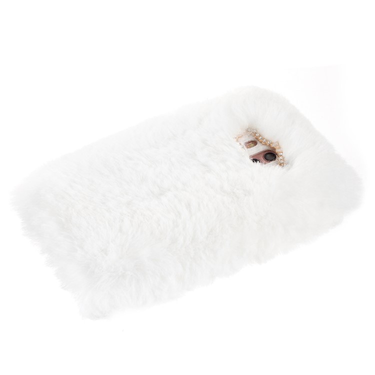 Soft Fur Coated TPU Mobile Phone Shell for Huawei Mate 10 - White-4