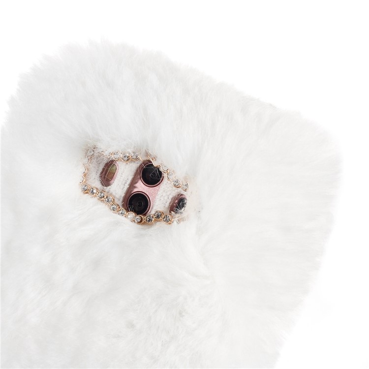 Soft Fur Coated TPU Mobile Phone Shell for Huawei Mate 10 - White-6