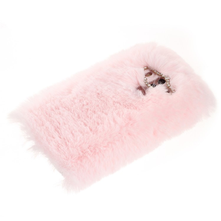 Soft Fur Coated TPU Protection Case for Huawei Mate 10 Pro - Pink-4