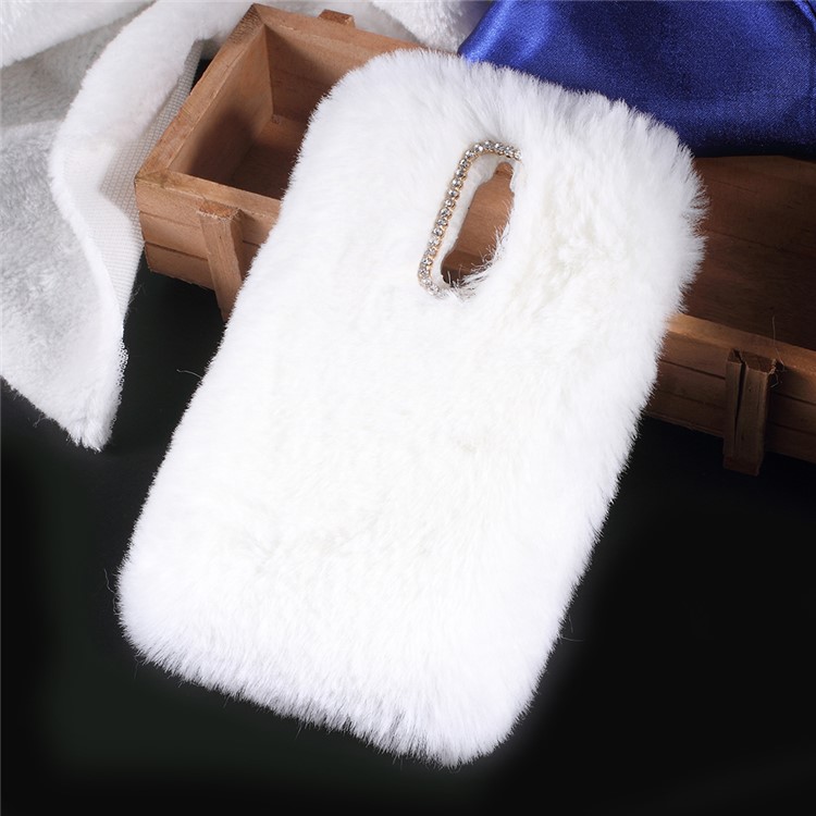 Soft Fur Coated TPU Cover for Huawei Mate 10 Lite / nova 2i / Maimang 6 / Honor 9i (India) - White -1