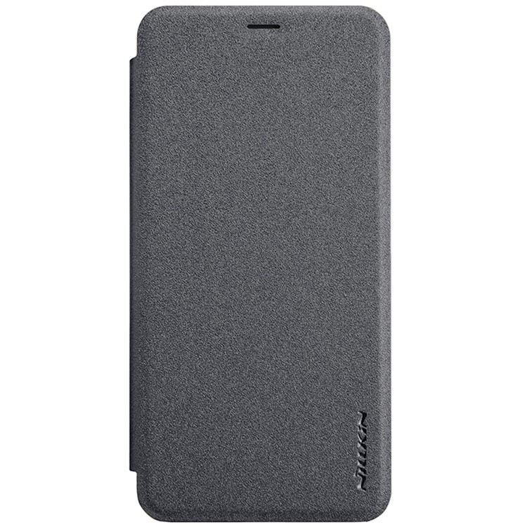 NILLKIN Sparkle Series for Huawei Honor 7C / Enjoy 8 /Y7 Prime (2018) PU Leather Mobile Flip Case - Black-2
