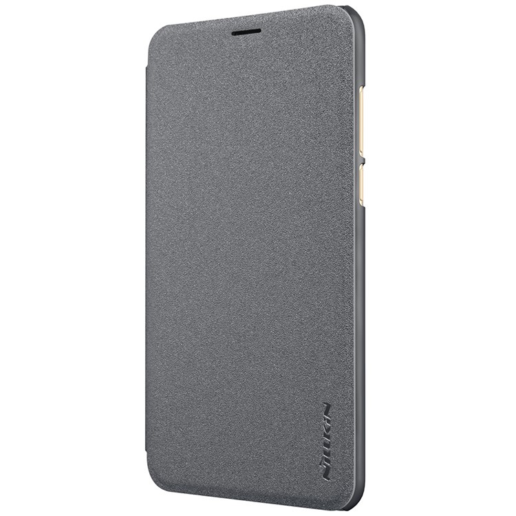 NILLKIN Sparkle Series for Huawei Honor 7C / Enjoy 8 /Y7 Prime (2018) PU Leather Mobile Flip Case - Black-4