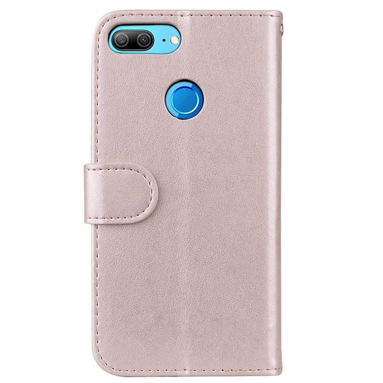 Flash Powder Unicorn Pattern Leather Wallet Case for Huawei Honor 9 Lite / Honor 9 Youth Edition - Gold-3