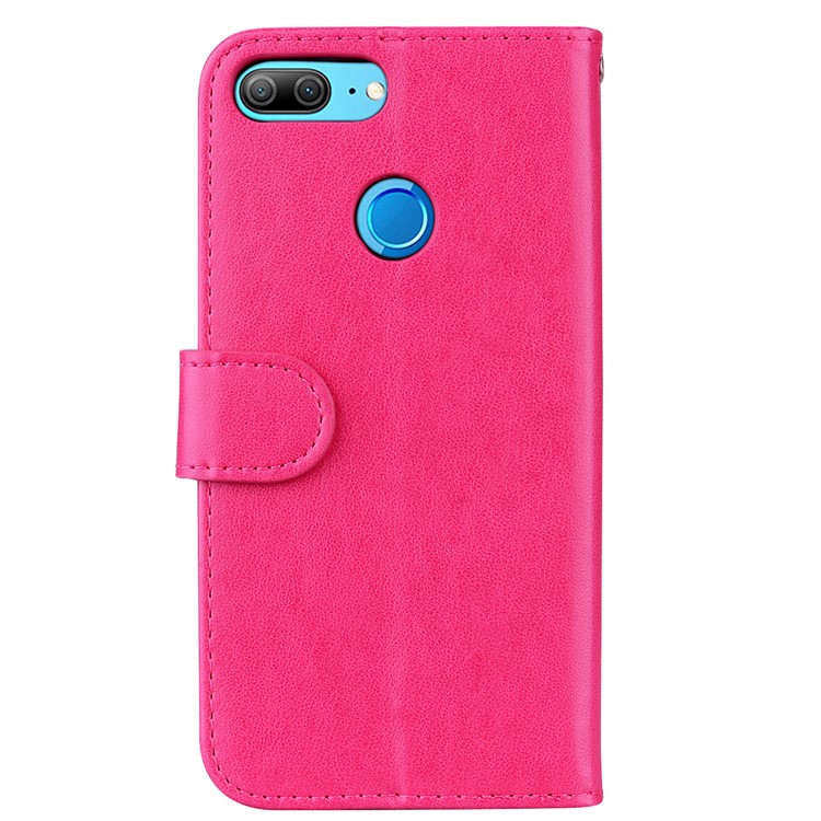 Flash Powder Unicorn Pattern Leather Wallet Casing for Huawei Honor 9 Lite / Honor 9 Youth Edition - Rose-2