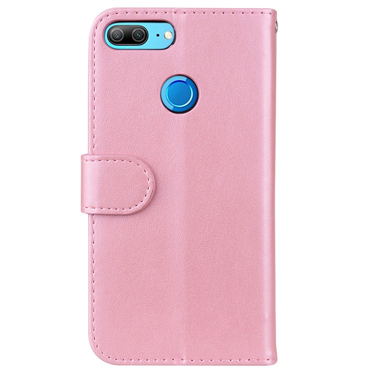 Flash Powder Unicorn Pattern Leather Stand Phone Case for Huawei Honor 9 Lite / Honor 9 Youth Edition - Rose Gold-2