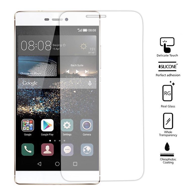 For Huawei Ascend P8 0.25mm Tempered Glass Screen Protector Arc Edge-1
