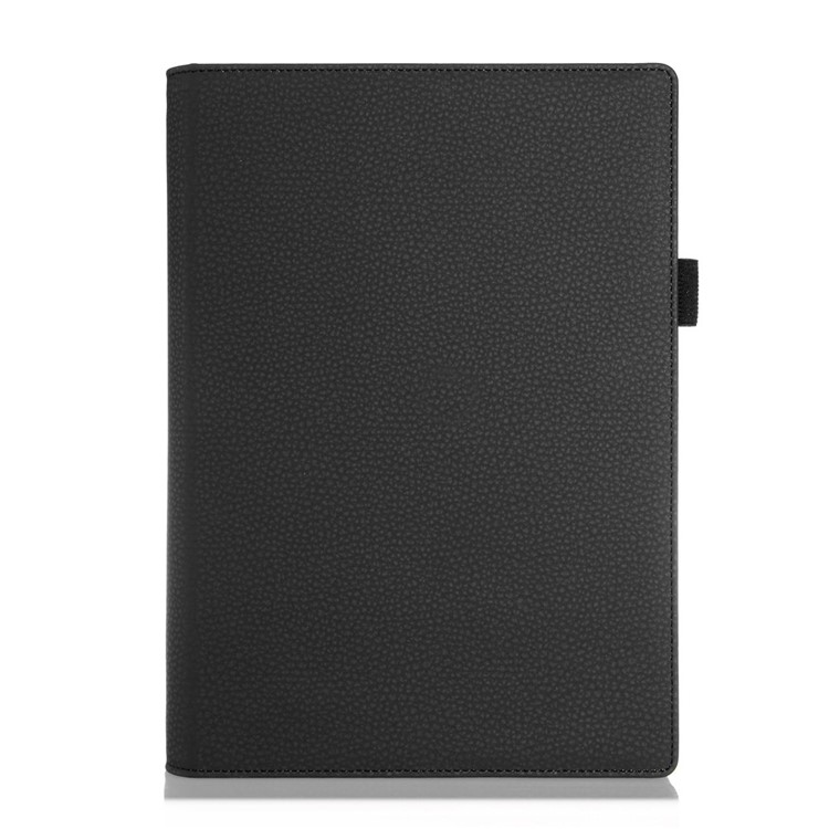 copertura Stand Staccabile In Pelle Per Tablet Lenovo Yoga 2 10 1050 Con Slot Per Schede Cinghietta - Nero-1