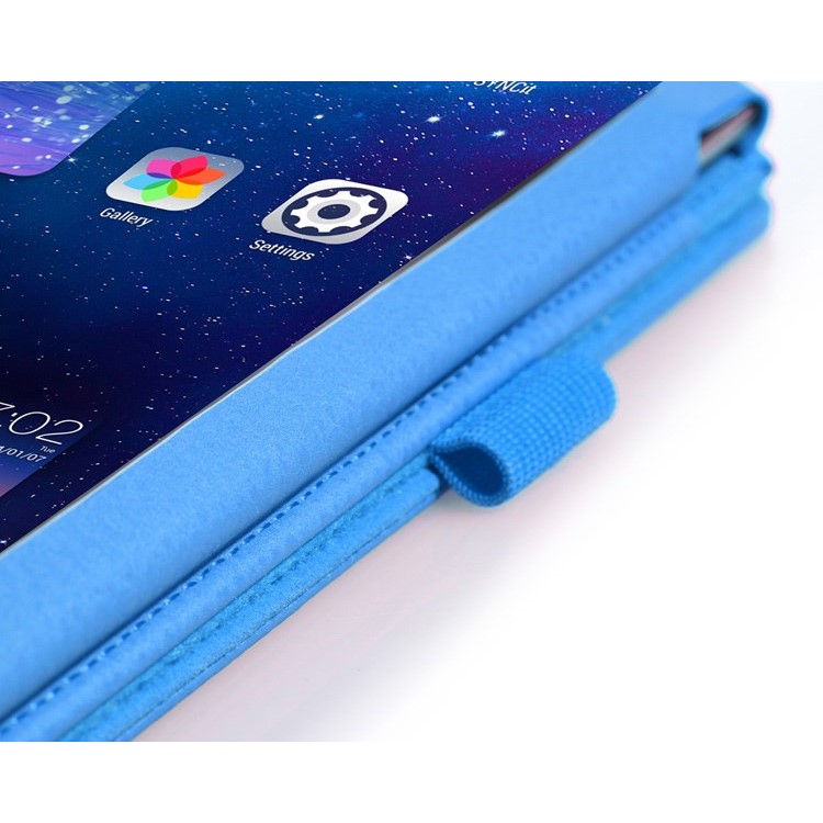 Detachable Leather Stand Shell for Lenovo Yoga Tablet 2 10 1050 with Card Slots & Handstrap - Blue-10