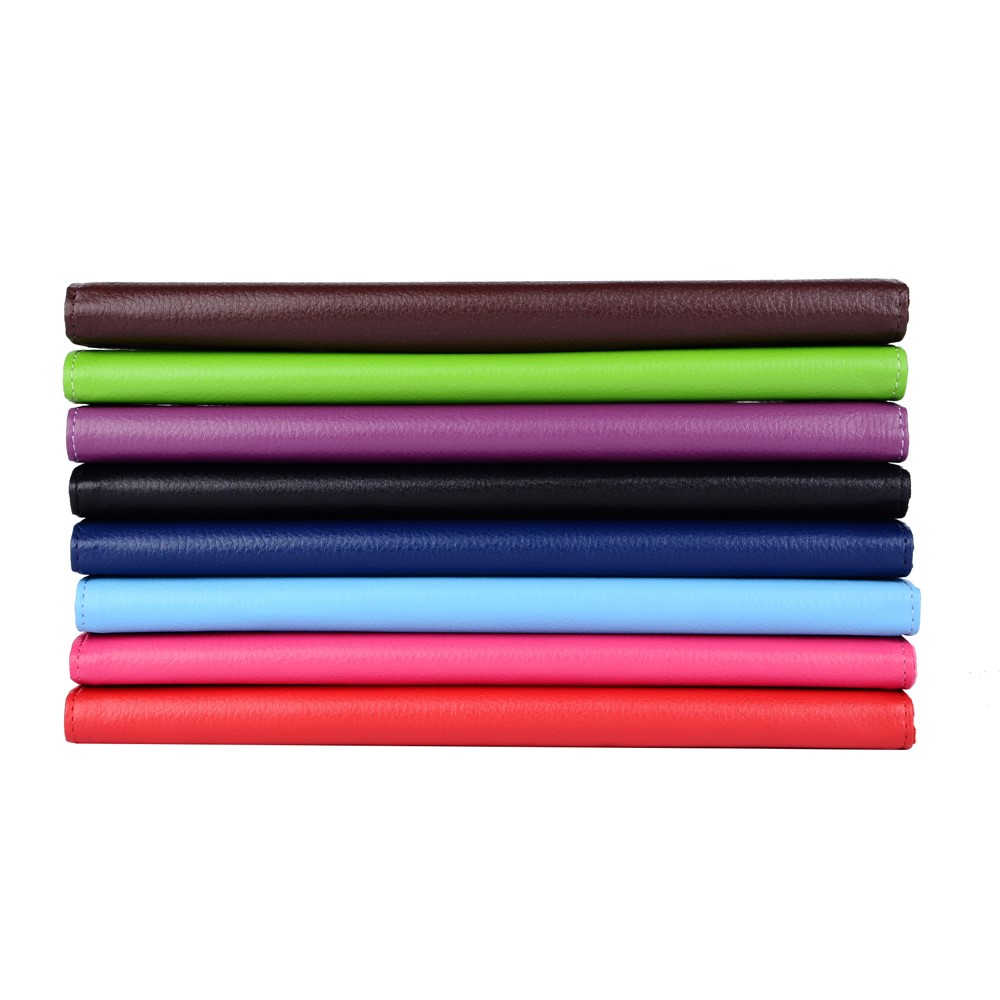 Litchi Texture 2-fold Stand Leather Case for Lenovo TAB 2 A10-70 - Purple-6