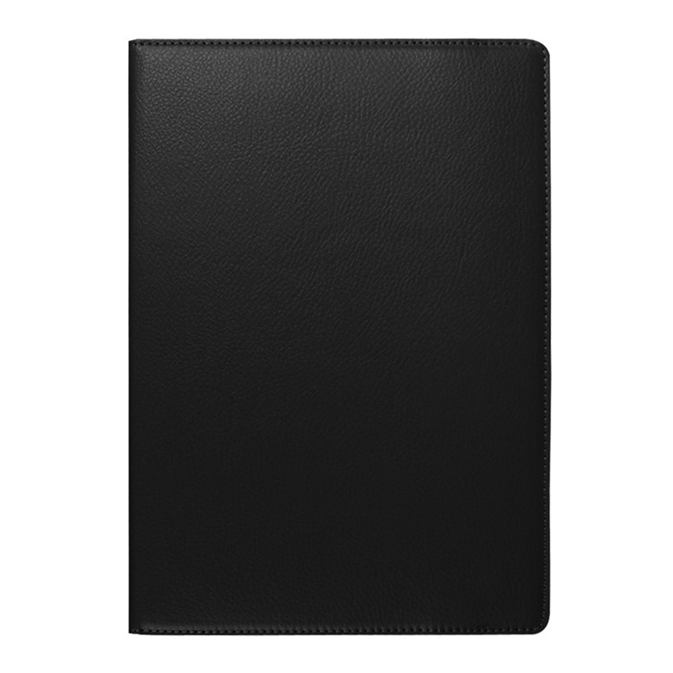 Litchi Texture Rotating Stand Leather Case for Lenovo TAB 2 A10-70 - Black-1
