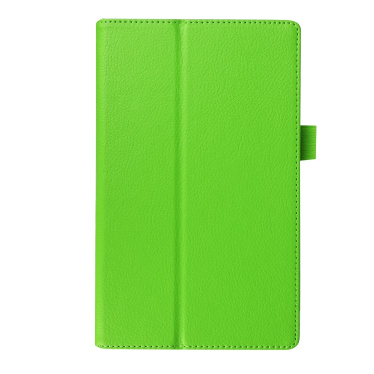 Litchi Grain Protective Leather Cover for Lenovo Tab 2 A8-50 - Green-1