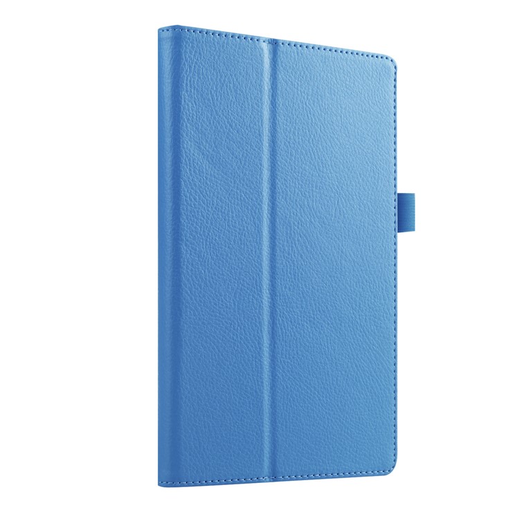 Litchi Grain Protective Leather Shell for Lenovo Tab 2 A8-50 - Light Blue-3