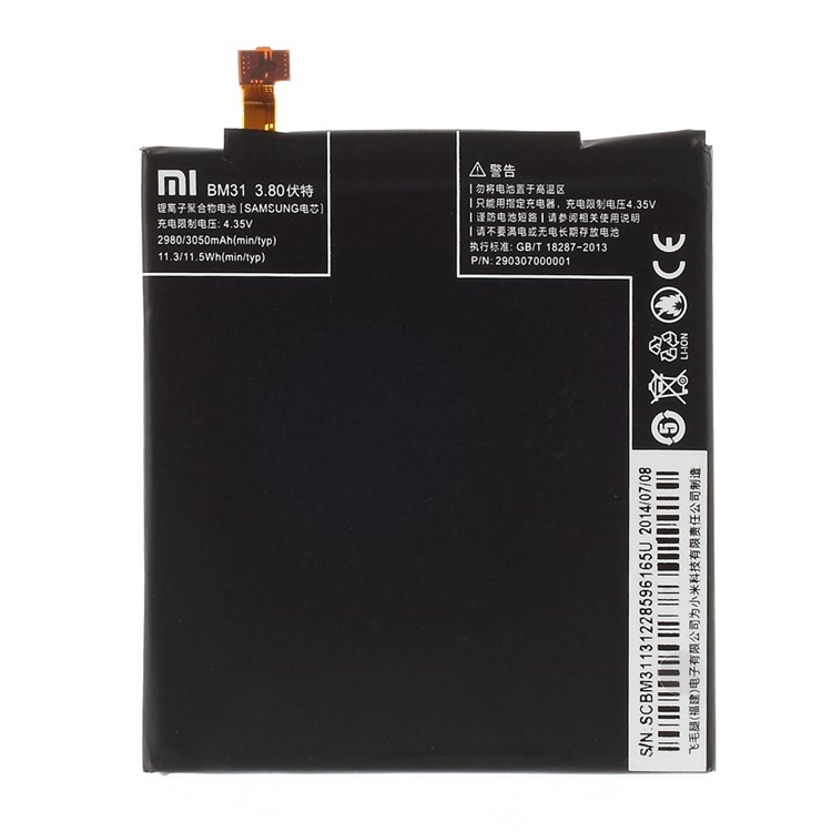 OEM BM31 3050mAh Batterie Für Xiaomi 3 MI3-1