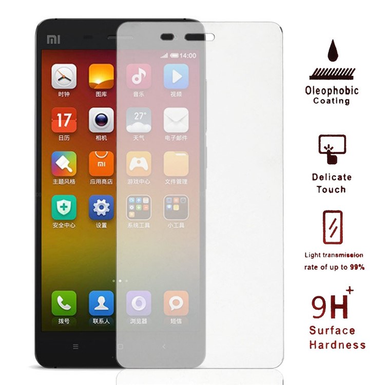 0.25D Explosion-proof Tempered Glass Screen Protector Film for Xiaomi 4 MI4 (Arc Edge)-1