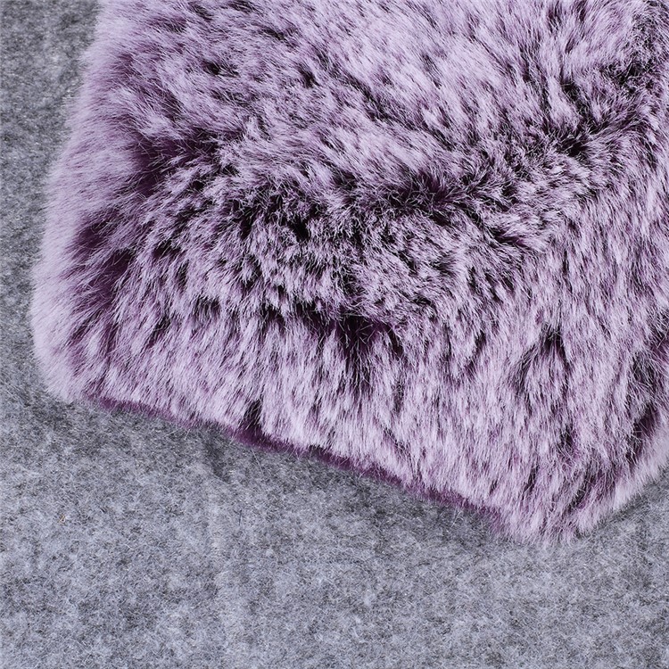Soft Fur Coated Rhinestone TPU Protection Case for Xiaomi Redmi Note 5 Pro (Dual Camera) / Redmi Note 5 (China) - Purple-3