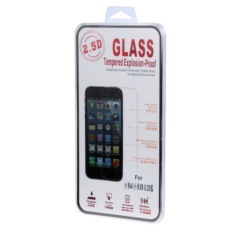 0.25mm Tempered Glass Screen Protector for Xiaomi Mi 4i 4c (Arc Edge)-6