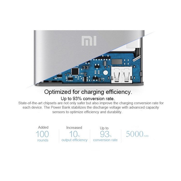XIAOMI 5000mAh banco portable universal para Xiaomi
