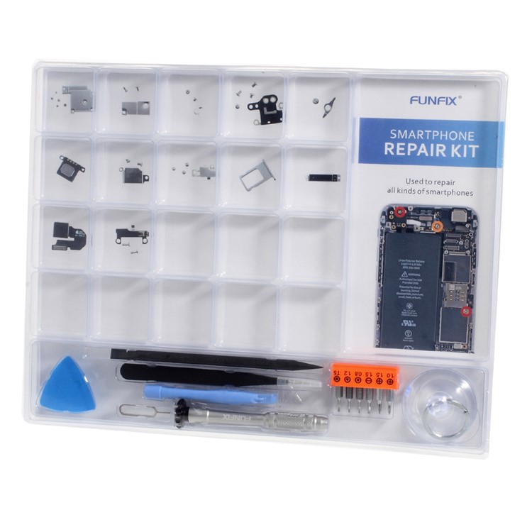 FUNFIX 12-in-1 Repair Open Tools Screwdriver Kit for iPhone Series-6