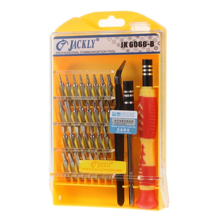 JACKLY JK6066-B 33-In-1 Precision Mini Screwdriver Tool Kit for Mobile Phone Laptop-1