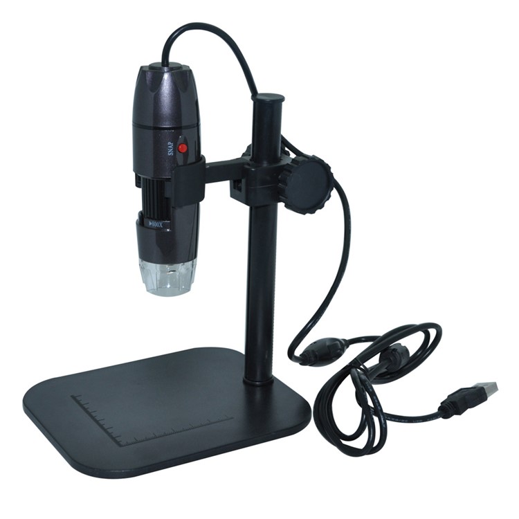 S08 20-800X 2MP USB 8-LED Luz Microscópio Digital Endoscópio Câmera Magnifier-1