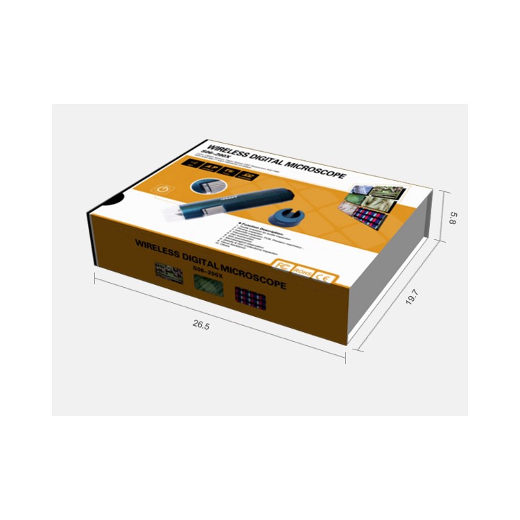 HOT S06W02 5X-200X WiFi Wireless USB Digital Mikroskop für Windows IOS Android-EU Zapfen-10