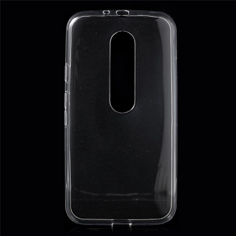 Glossy TPU Gel Case for Motorola Moto G 3rd Gen XT1541 XT1543 - Transparent-1