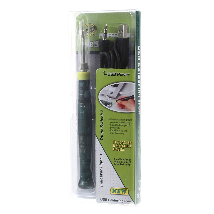 Tragbarer Lötkolbenstift 5V 8W USB Mit Standwerkzeugsatz-9