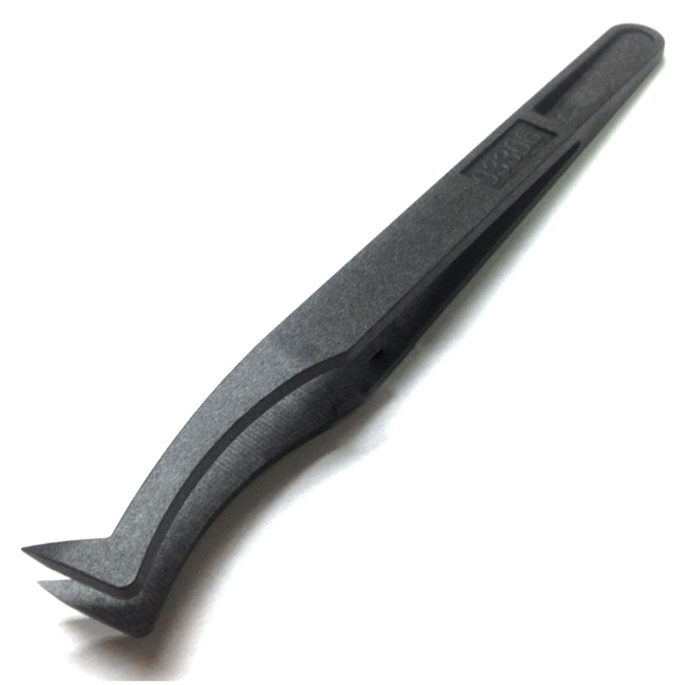 Anti-static Plastic Bend Tweezer Repair Tool-1