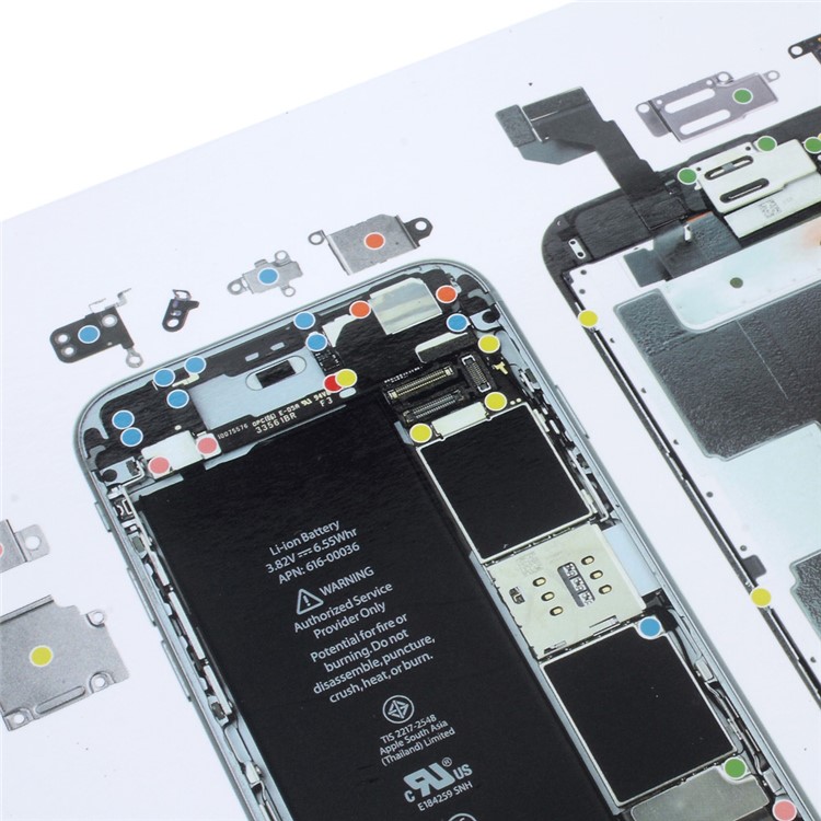 For iPhone 6s 4.7 Magnetic Screw Keeper Mat Repair Tool-3