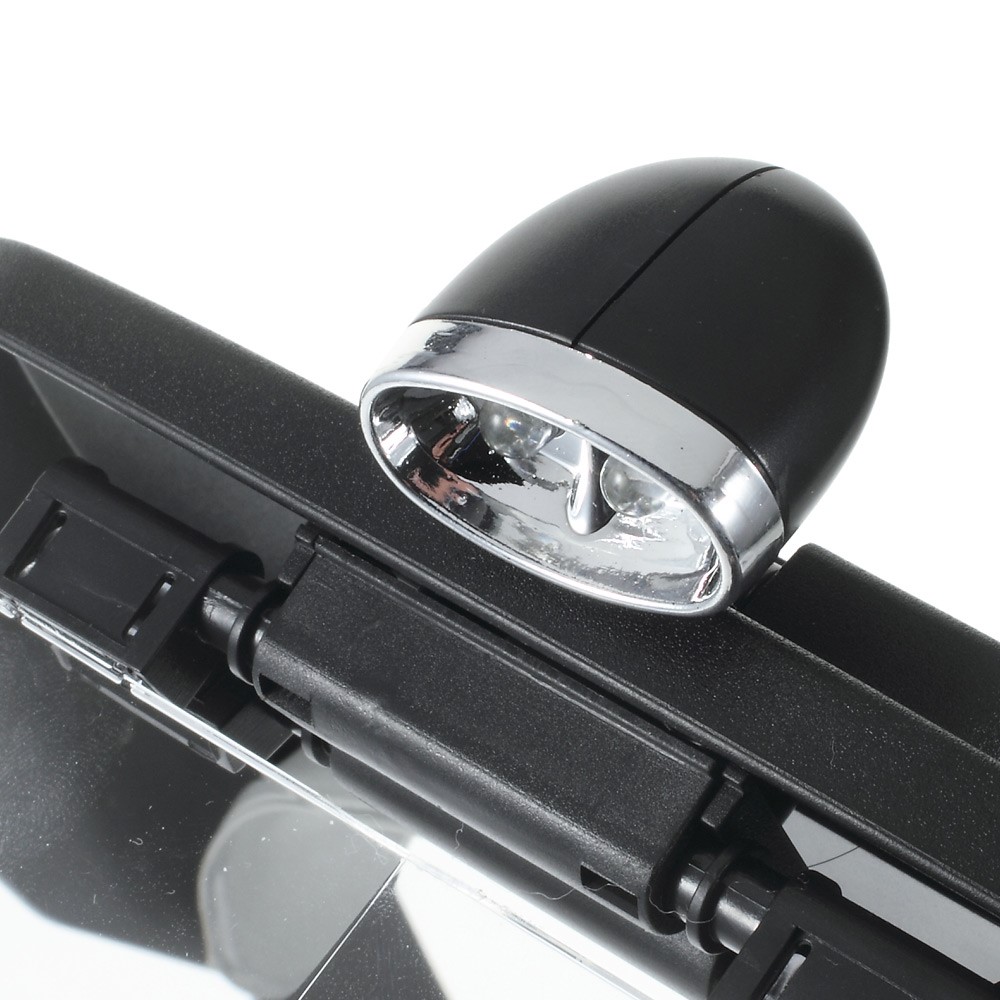 2-LED Headband Magnifier Magnifying Glass Loupe for Reading Jewelry Appraisal Etc (MG81001-A)-5