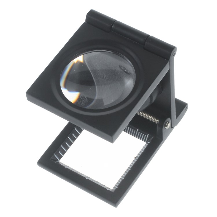 Pocket Foldable Magnifier with Scale and LED for Jewel Identification-1