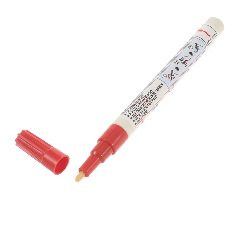 Uni-paint PX-21 Oil-based Permanent Paint Marker with Fine Point - Red-4