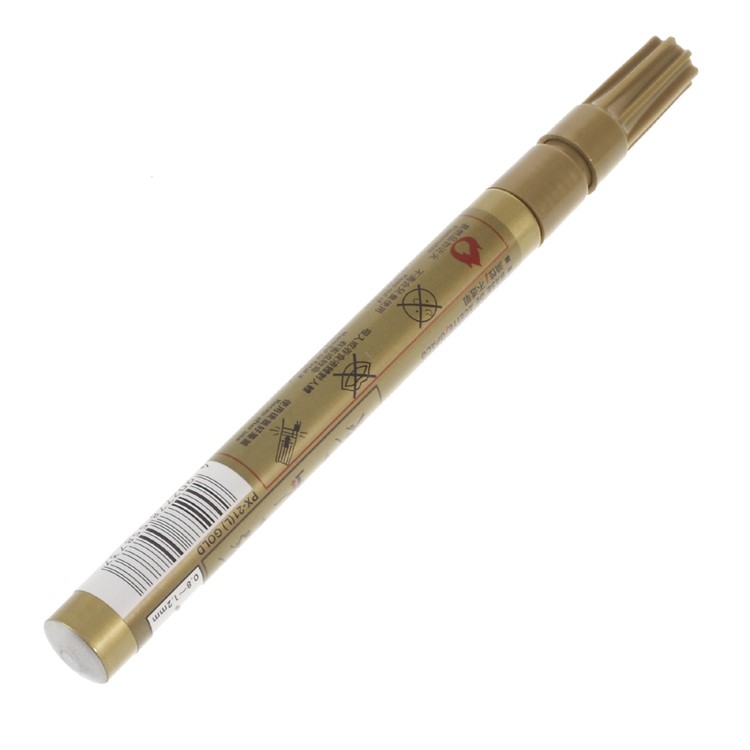 Uni-paint PX-21 Oil-based Water-resistant Fine Point Paint Marker - Gold Color-3