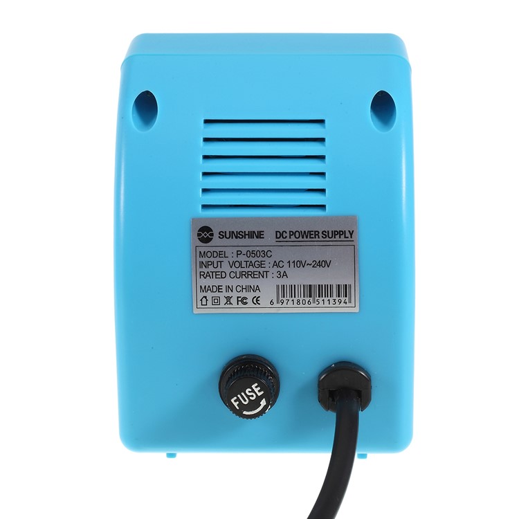 SUNSHINE P-0503C Mini 5V 3A Alimentation DC régulée SMPS pour réparation de téléphone portable-3