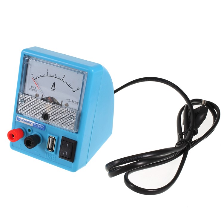 SUNSHINE P-0503C Mini 5V 3A Alimentation DC régulée SMPS pour réparation de téléphone portable-4