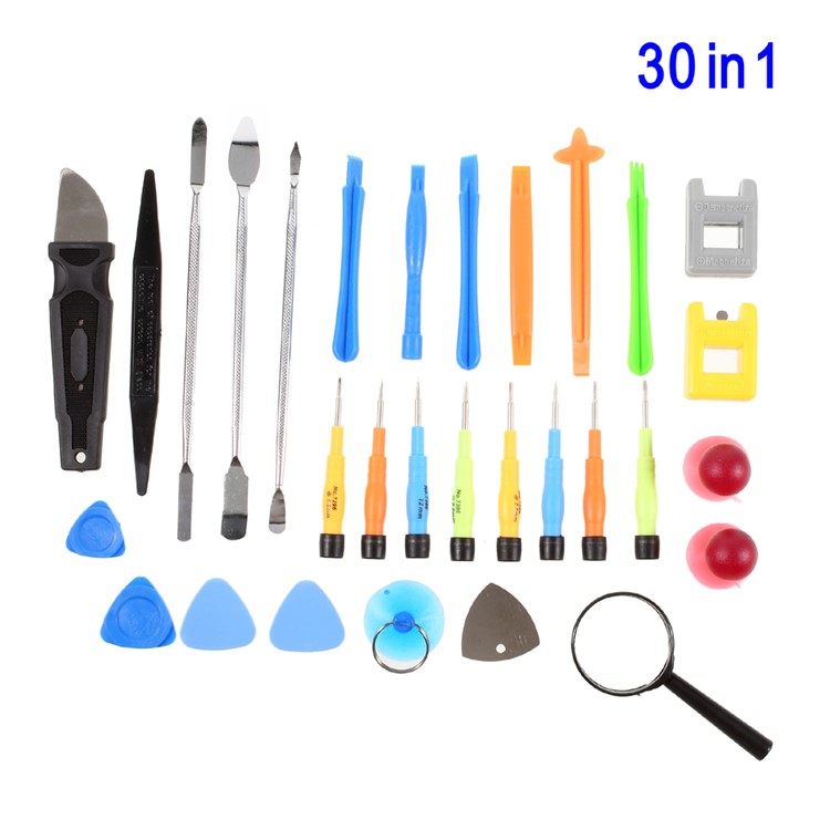 30-In-1 Professional Disassemble Repair Tool Kit for iPhone Samsung Sony-1