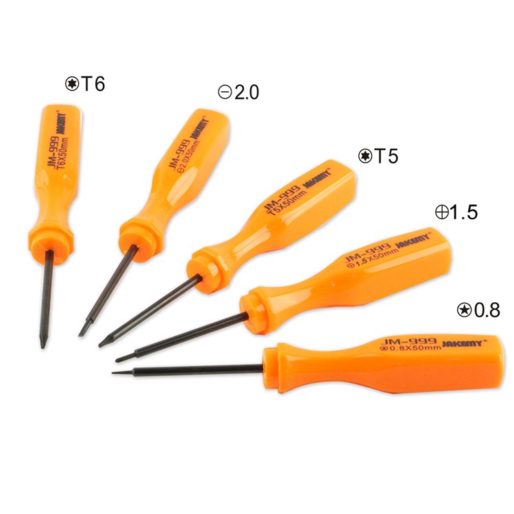JAKEMY JM-999 5Pcs/Set Torx Pentagon Philips Screwdriver Repair Tool Kit-2